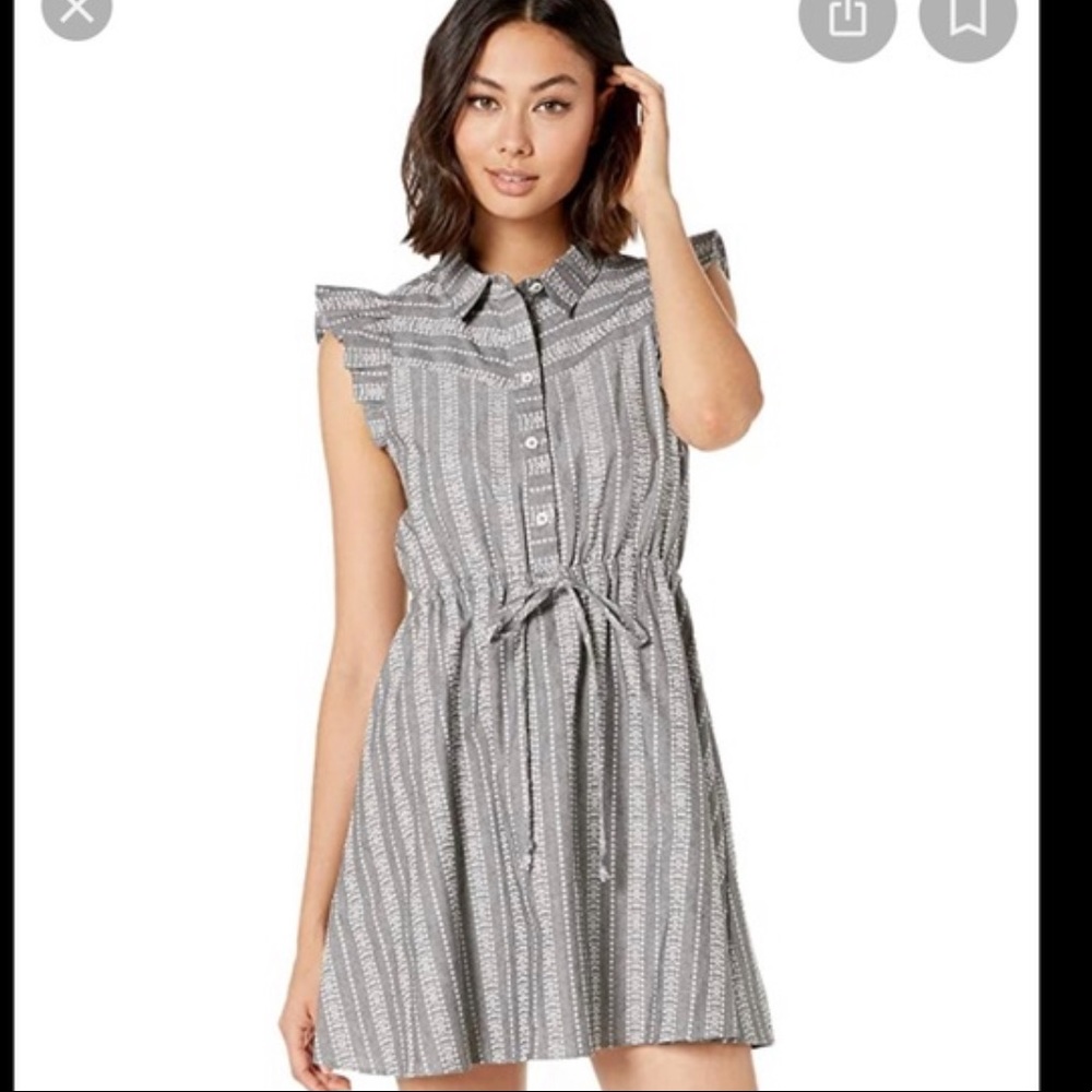 BCBGeneration grey print dress